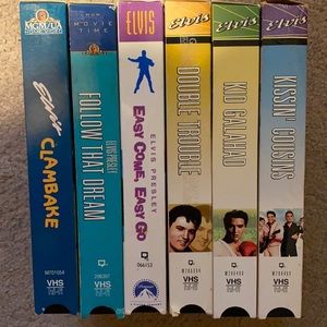 Elvis VHS tapes